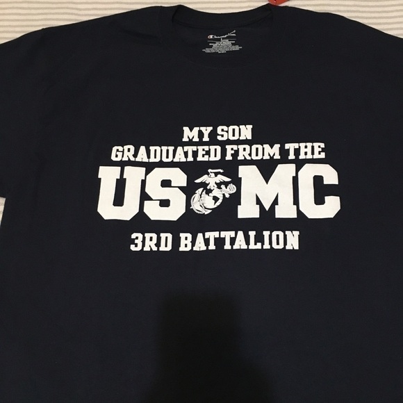 3/$35❤️Champion US Marines graduation T-shirts - Picture 1 of 5